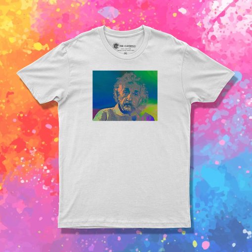 Albert Einstein Smoking Geeky Inventor T Shirt