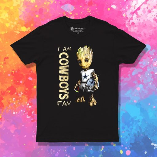 Baby Groot I Am Dallas Cowboys T Shirt