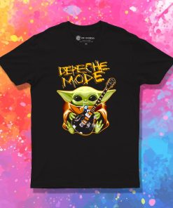 Baby Yoda Hug Depeche Mode Guitar T Shirt