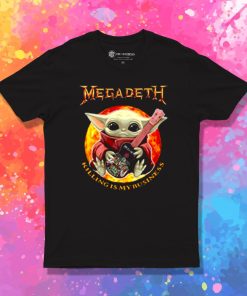 Baby Yoda Hug Guitar Megadeth Killing Is My Business T Shirt