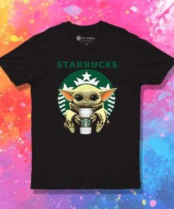 Baby Yoda Hug Starbucks T Shirt