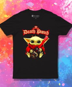 Baby Yoda hug guitar Five Finger Death Punch T Shirt