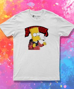 Backwoods Bart Simpson Smoking T Shirt