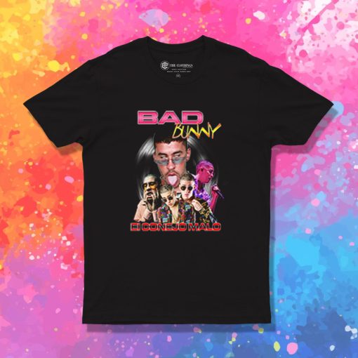 Bad Bunny El Conejo Malo 90s T Shirt