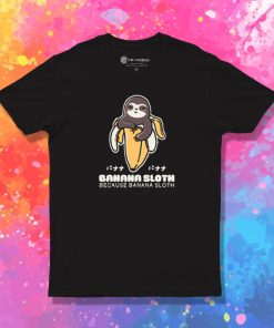 Banana Sloth T Shirt