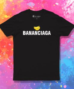 Bananaciaga Balenciaga Black T Shirt