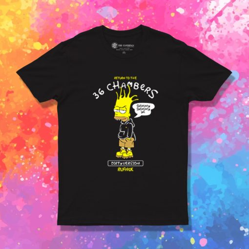 Bart Simpson 36 Chambers Vintage T Shirt