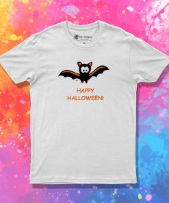 Bat Happy Halloween Moon Vampire T Shirt