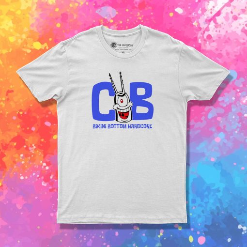 Bikini Bottom Hardcore WHITE T Shirt