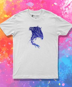 Blue Mandala Stingray T Shirt