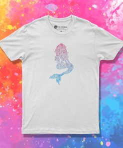 Blue and Pink Mermaid T Shirt