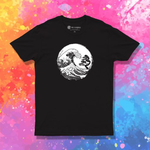 Bonsai Wave white T Shirt