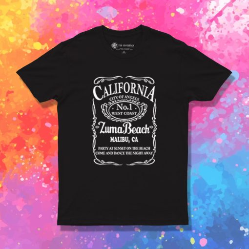 California Zuma Beach Malibu T Shirt