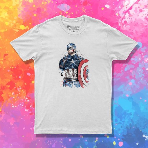 Captain Watercolor T Shirt