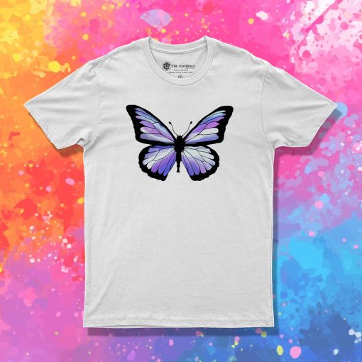 Cool Color Butterfly T Shirt