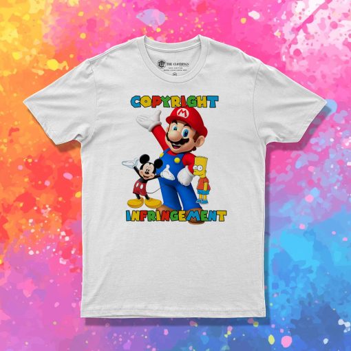 Copyright Infringement Super Mario T Shirt