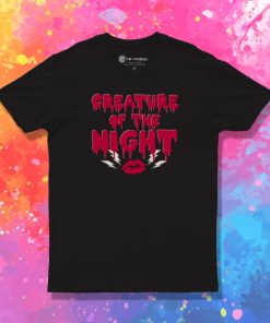 Creature of the Night Rocky Horror Slogan T Shirt