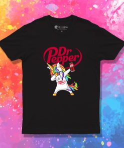 Dabbing Unicorn Love Dr Pepper T Shirt