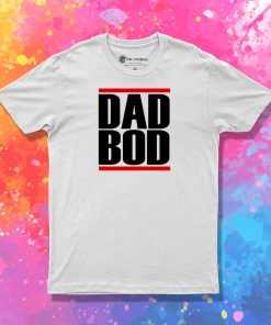 Dad Bod Run DMC Inspired White T Shirt