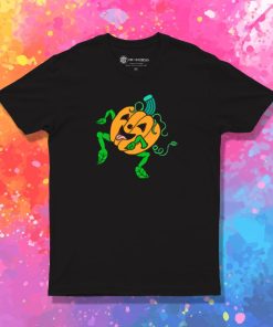 Dancing Joyful Pumpkin Pup T Shirt