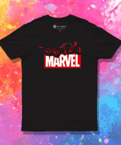 Deadpool Marvel Logo T Shirt