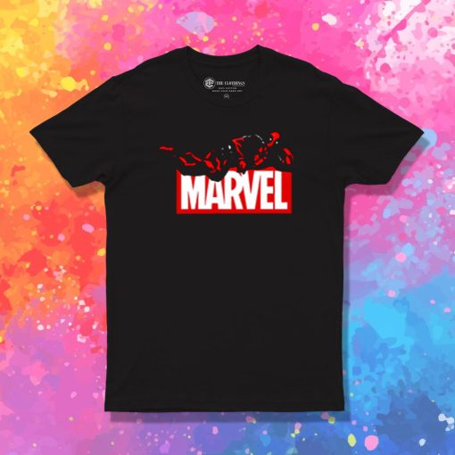 Deadpool Marvel Logo T Shirt