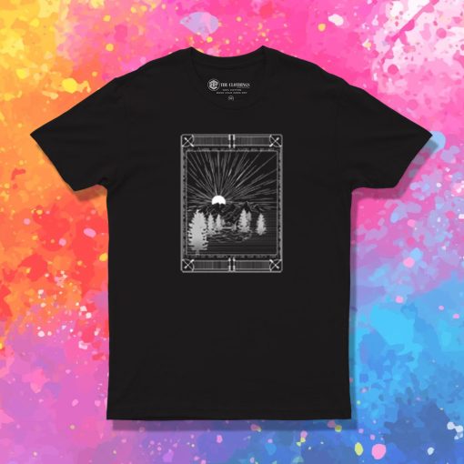 Deco Mountains T Shirt