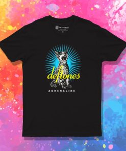 Deftones Adrenaline Sreaming Cat T Shirt