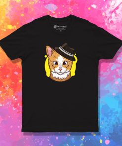 Detective Cat Brown Hat T Shirt