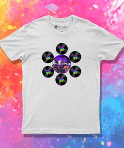 Disco Rainbow Album Flower T Shirt