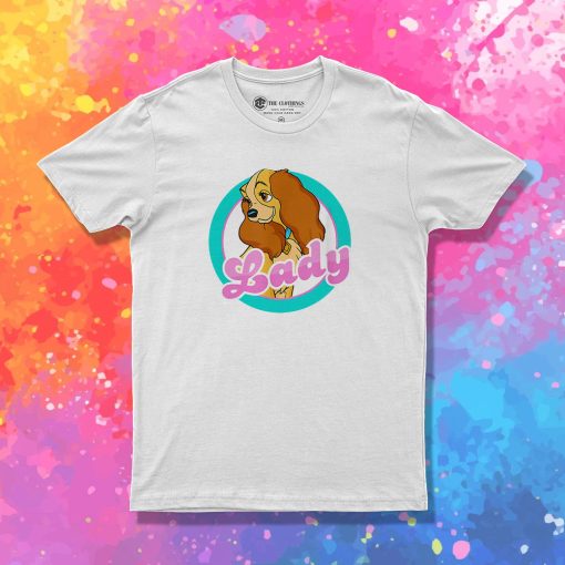 Disney Cute Lady Face Lady and the Tramp T Shirt