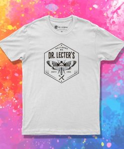 Dr. Lecters Deaths Head Moth Horror Light T Shirt