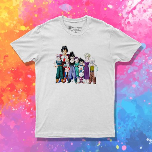 Dragon ball Vegeta family T Shirt