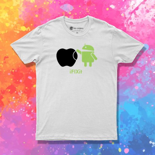 Droid ANDROID fix APPLE T Shirt