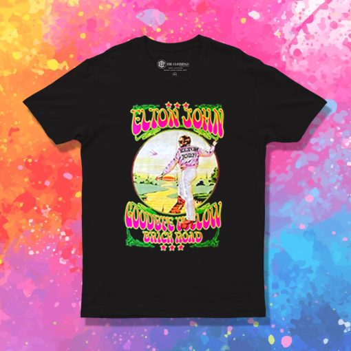 Elton John Goodbye Yellow Brick Road T Shirt