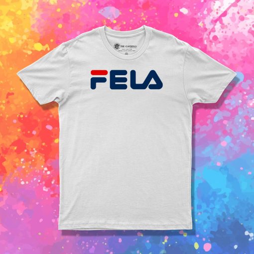 Fela Sport Logo Parody T Shirt