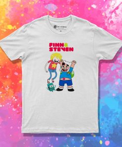 Finn and Steven Universe Character T Shirt