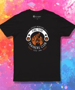 Fire Type Trainers Club Video Game T Shirt