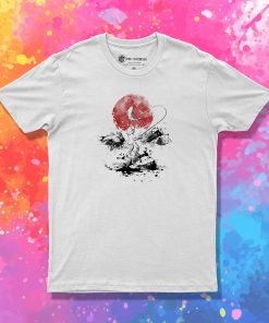 Fisherman red sun T Shirt