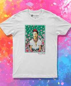 Frida Kahlo Floral Vintage T Shirt