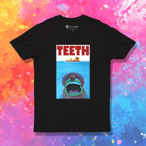 Funny Jaws Movie Teeth T Shirt