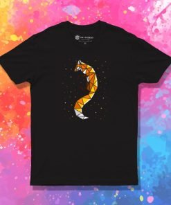 Geometric Fox Jump T Shirt