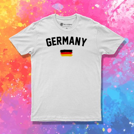 Germany Flag Paint T Shirt