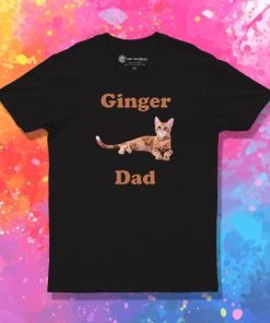 Ginger Cat Dad T Shirt