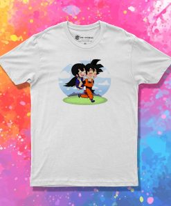 Goku and Chichi Chibi T Shirt