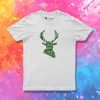 Green Mandala Deer T Shirt