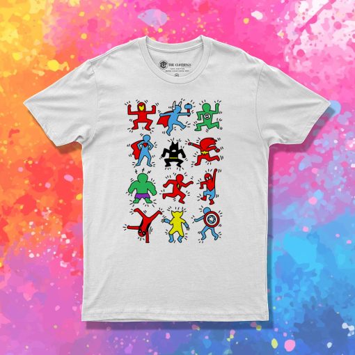 Haring Heroes T Shirt