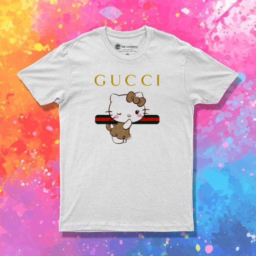 Hello Kitty Gucci Stripe T Shirt