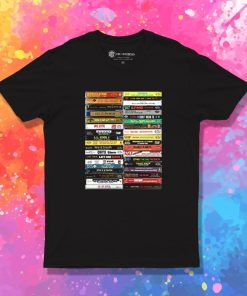 Hip Hop Casette Collection Retro T Shirt