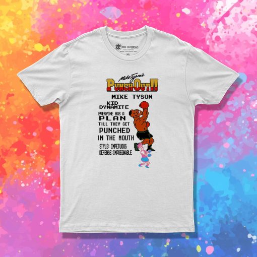 Mike Tyson Punchout In The Mouth T Shirt